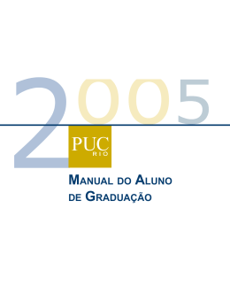 PUC-Rio-Manual do aluno de graduação