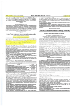 Di&aacute;rio Oficial do Distrito Federal