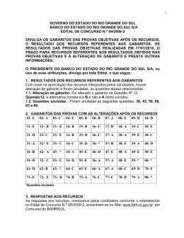 Gabarito