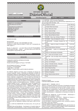 Di&aacute;rio Oficial do Estado do Acre