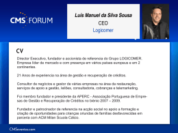 Luís Manuel da Silva Sousa CEO Logicomer