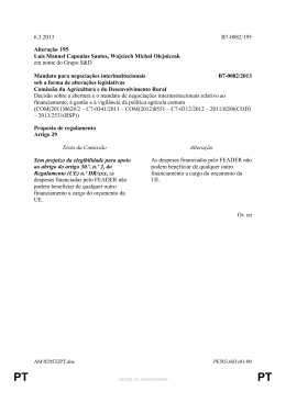6.3.2013 B7-0082/195 Alteração 195 Luis Manuel Capoulas Santos