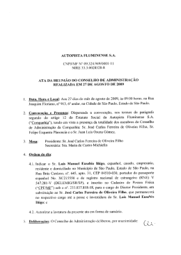 AUTOPISTA FLUMINENSE S.A. CNPJ/MF 1\lU 09.324.949/0001