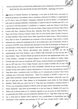 35 ATA DA XIX REUNIÃO (16a REUNIÃO ORDINÁRIA) DO