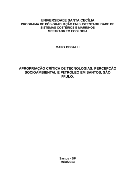 desenvolvimento e apropriação crítica de tecnologias, percepção