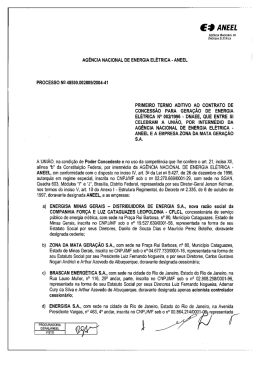 1&ordm; Termo Aditivo ao Contrato de Concess&atilde;o n&ordm; 002/1996