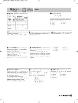 QUÍMICA F2 Módulos 1ª Série