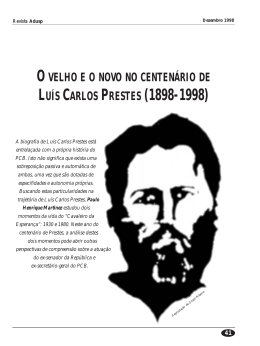 LUÍS CARLOS PRESTES (1898-1998)