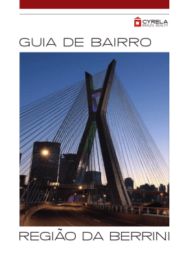 GUIA DE BAIRRO REGIÃO DA BERRINI