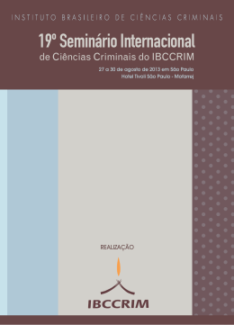 19&ordm; Semin&aacute;rio Internacional