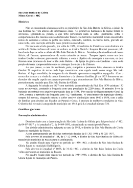 (S&atilde;o Jo&atilde;o Batista do Gl&oacute;ria)