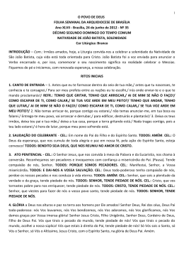 XII Domingo do Tempo Comum