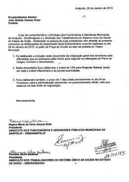 Excelent&iacute;ssimo Senhor grin. Jo&atilde;o Batista Gomes Pinto Prefeito