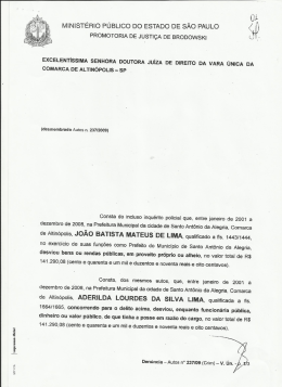 Processo Jo&atilde;o Batista Mateus de Lima-1