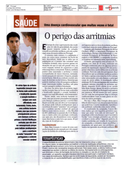 VIP − Principal O perigo das arritmias Autor: Luís Henrique Antunes