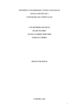 Documenta&ccedil;&atilde;o do projeto - microprocessadores.com.br