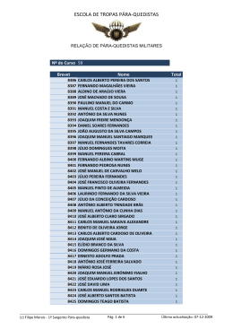 59 - Tropas P&aacute;ra-quedistas Portuguesas