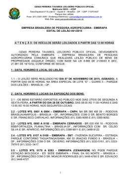 1 empresa brasileira de pesquisa agropecu&aacute;ria