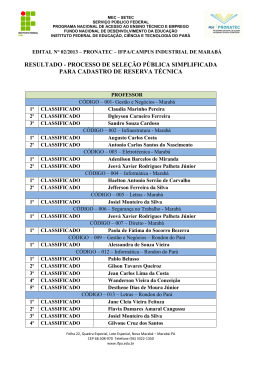 resultado final - Industrial Marab&aacute;