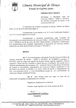 Câmara Manicípaíde *íäimw f `_fStdcÍO cfofspímjo SammI ~ . A _