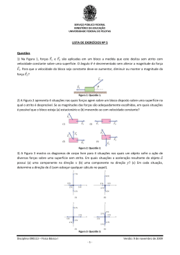 LISTA DE EXERCÍCIOS Nº 5 Questões 1) Na Figura
