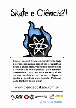 - Ci&ecirc;ncia do Skate