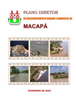 ANTEPROJETO DE LEI DO - Prefeitura de Macapá