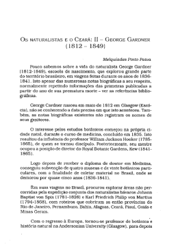 George Gardner - Instituto do Cear&aacute;