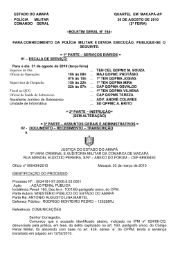ESTADO DO AMAP&Aacute;