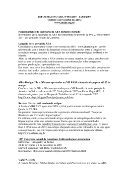 Informativos ABA 2007