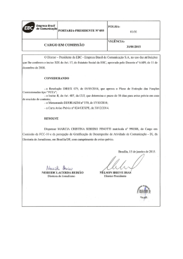 portaria &ndash; presi n&ordm; 055 &ndash; demiss&atilde;o &ndash; marcia cristina ribeiro finotti