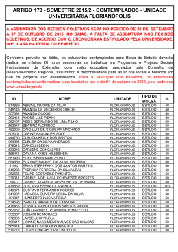 ARTIGO 170 - FLORIAN&Oacute;POLIS - ESTUDO
