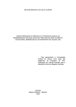 wilson marcelo da silva junior caracteriza&ccedil;&atilde;o flor&iacute;stica - Locus