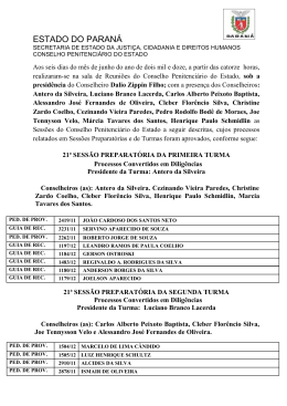 Conselhos de Comunidade