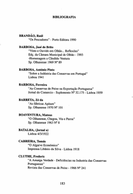 BIBLIOGRAFIA - Can the Can