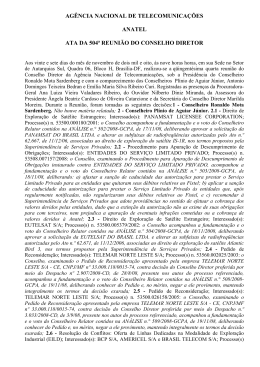 Ata da 504ª reunião do Conselho Diretor, de 27/11/2008