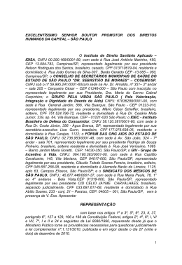 Veja aqui a representa&ccedil;&atilde;o encaminhada ao MP