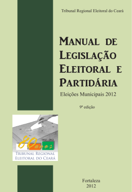 Manual de Legislação Eleitoral e Partidária