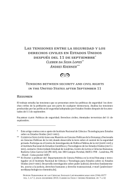 Las tensiones entre la seguridad y los derechos civiles en Estados