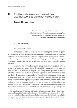 HERRERA FLORES.J. Los derechos humanos como productos culturales
