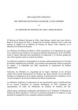 Acesse a Declara&ccedil;&atilde;o Conjunta Brasil