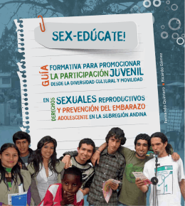 SEX-EDÚCATE! - Organización Iberoamericana de Juventud