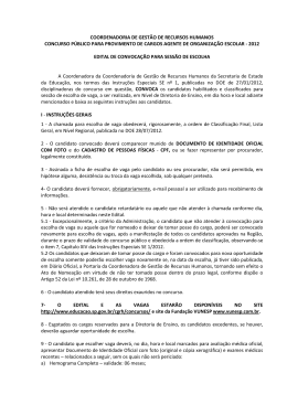 Edital de Convoca&ccedil;&atilde;o clique aqui
