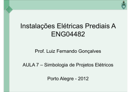 Instala&ccedil;&otilde;es El&eacute;tricas - Simbologia (Diagramas unifilares).