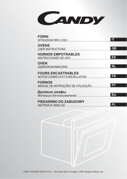OVENS FORNI HORNOS EMPOTRABLES OVEN FOURS