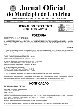 Jornal 2067.pmd - Companhia de Habita&ccedil;&atilde;o de Londrina