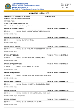 fl&aacute;vio marcio da silva - Tribunal Regional Eleitoral de Santa Catarina