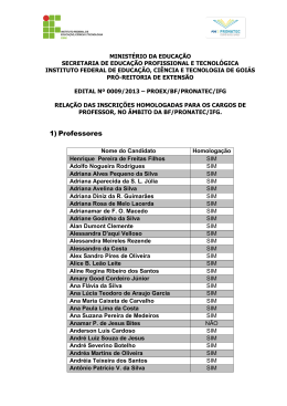 Veja aqui a homologa&ccedil;&atilde;o das inscri&ccedil;&otilde;es dos candidatos &agrave;s