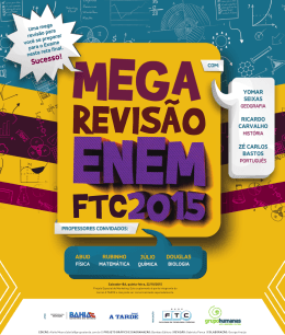 Quest&otilde;es da Mega Revis&atilde;o Enem 2015
