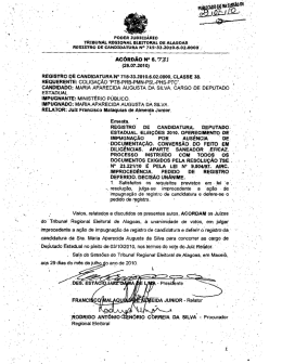 AC006731(Reg. de candidatura.Maria Aparecida Augusta da Silva